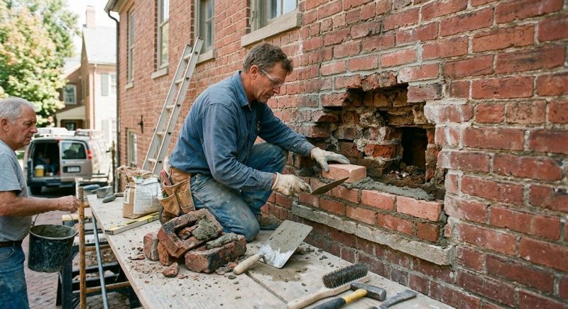 Brick Renovation in West Hartford, CT